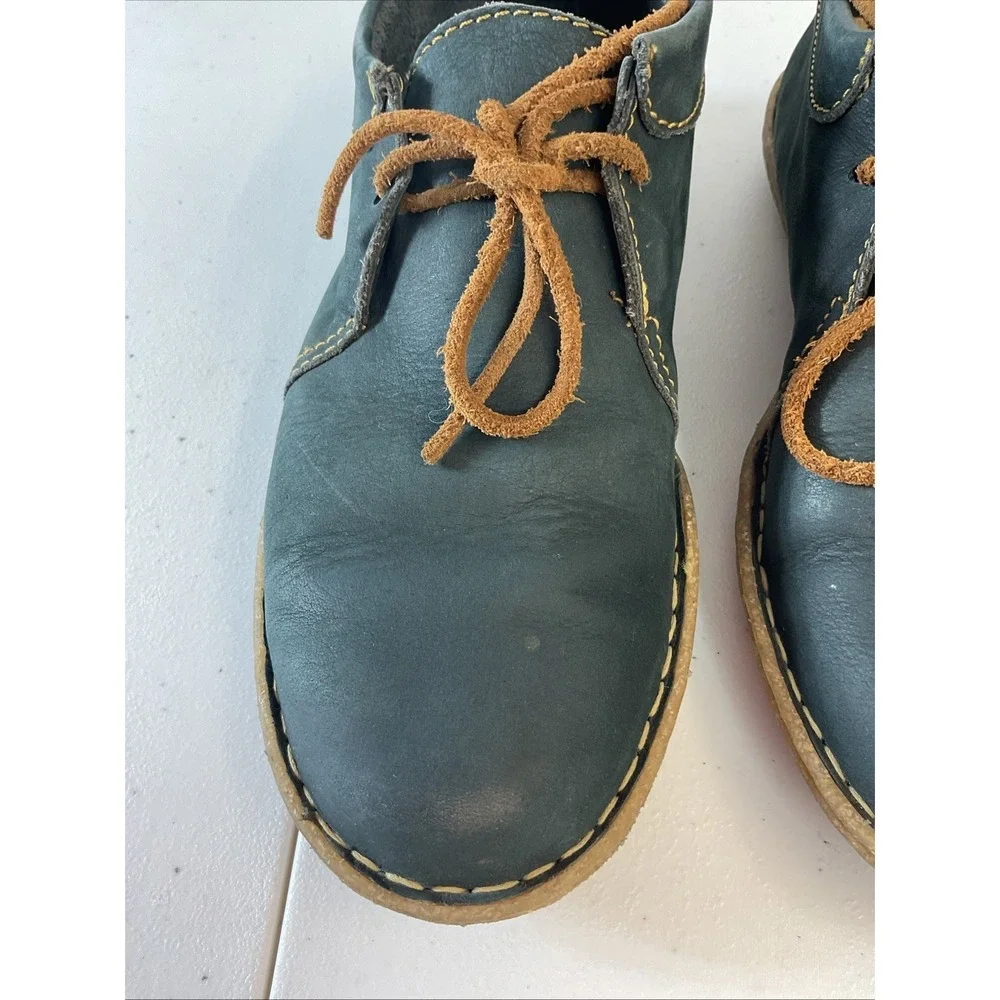 Born Nuala Blue Nubuck Leather‎ Booties Women 9US/40.5 EU Casual Comfy